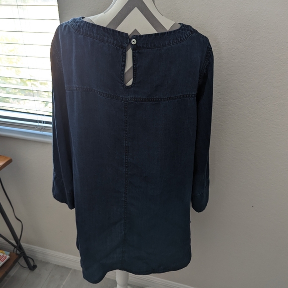 Soft Surroundings Tencel Denim Top - Picture 4 of 7